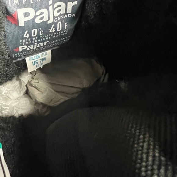 Pajar Canadian Selma Waterproof Duck Mens Boots Black size 7M - Picture 6 of 11